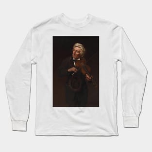 A Merry Air and a Sad Heart by John George Brown Long Sleeve T-Shirt